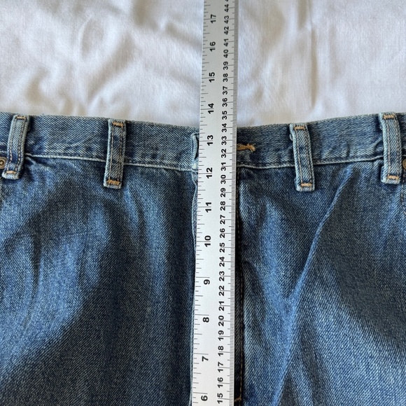 Wrangler Rugged Wear 44x32 Men's Cowboy Blue Jeans Standard Wash Size Workwear - Picture 10 of 14